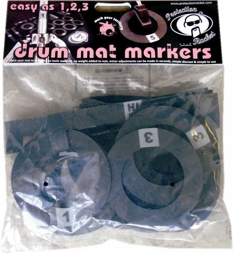 Drum Mat Markers - Protection Racket