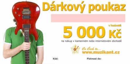 Dárkový poukaz na 5000 Kč